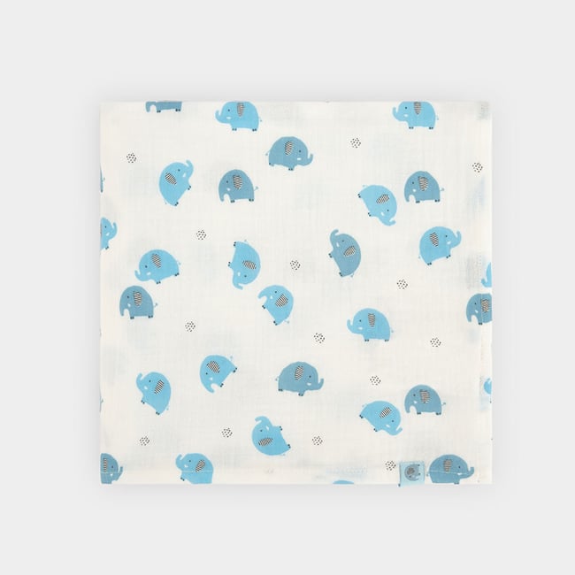 Couverture en coton imprimé pour bébé multicolore <span itemprop=