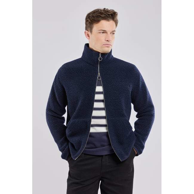 Veste zippée sherpa navire <span itemprop=