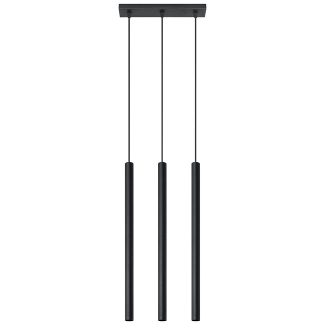Suspension Acier Noir G9 3 Pastelo Line Couleur noir <span itemprop=