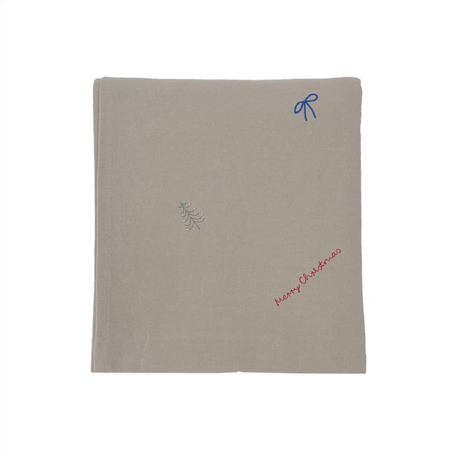 Nappe en coton LIVING beige <span itemprop=