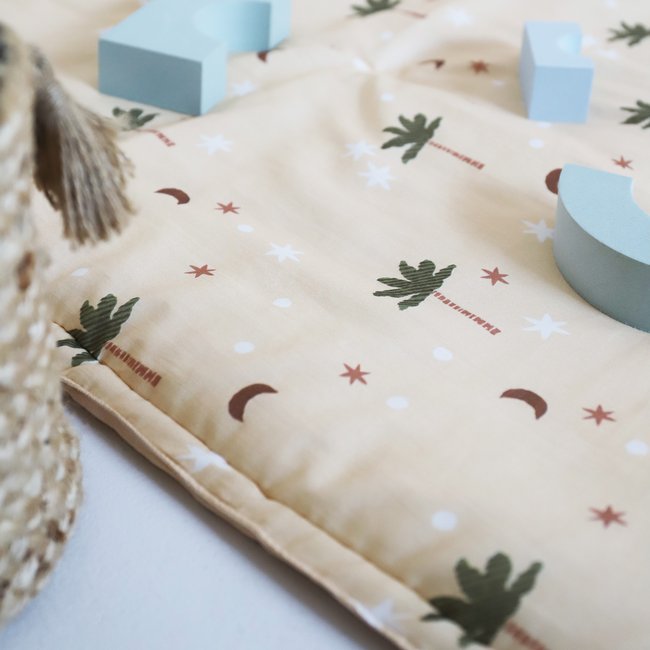 Tapis de repos bébé imprimé JAIPURY Couleur multicolore <span itemprop=