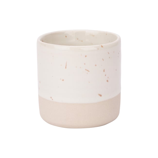 Lot de 6 Tasses à café en grès, AMUSE Couleur quartz <span itemprop=