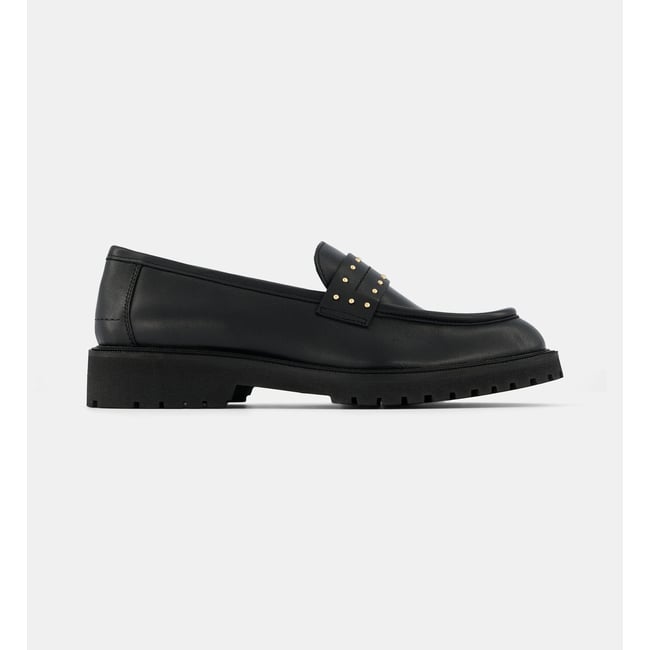Mocassins avec studs charlize cuir - GALERIES LAFAYETTE