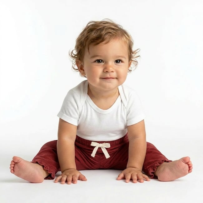 Pantalon bébé - Très bon état rouge <span itemprop=