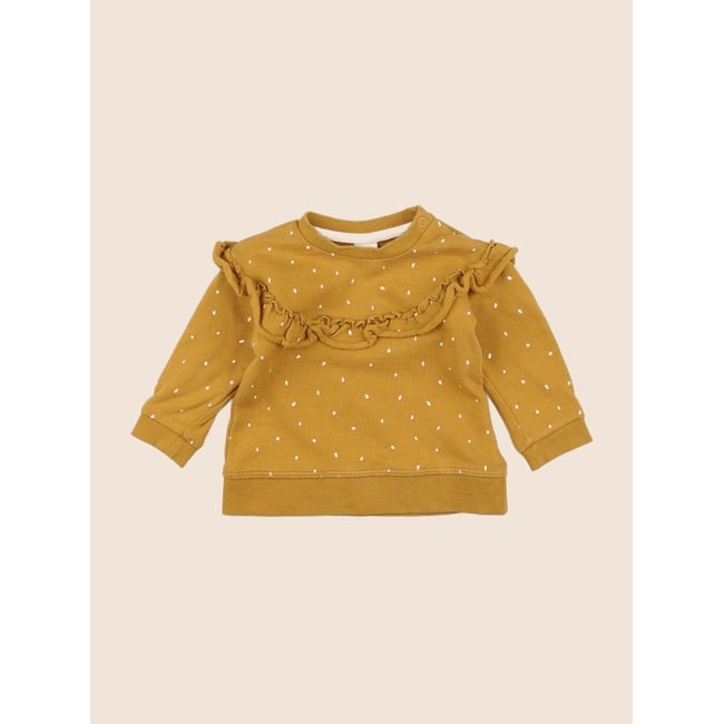 Sweat - Très bon état jaune <span itemprop=