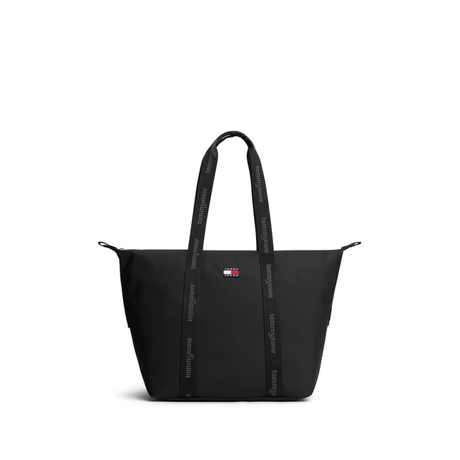 Bolso tote negro <span itemprop=
