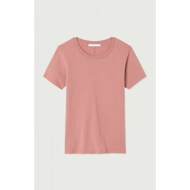 T-shirt a maniche corte con scollo rotondo, GAMIPY rosa antico AMERICAN VINTAGE