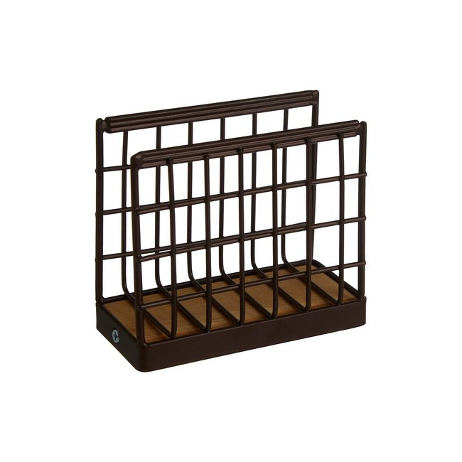 Bronze Coated Metal Napkin Holder, bronze, SO'HOME