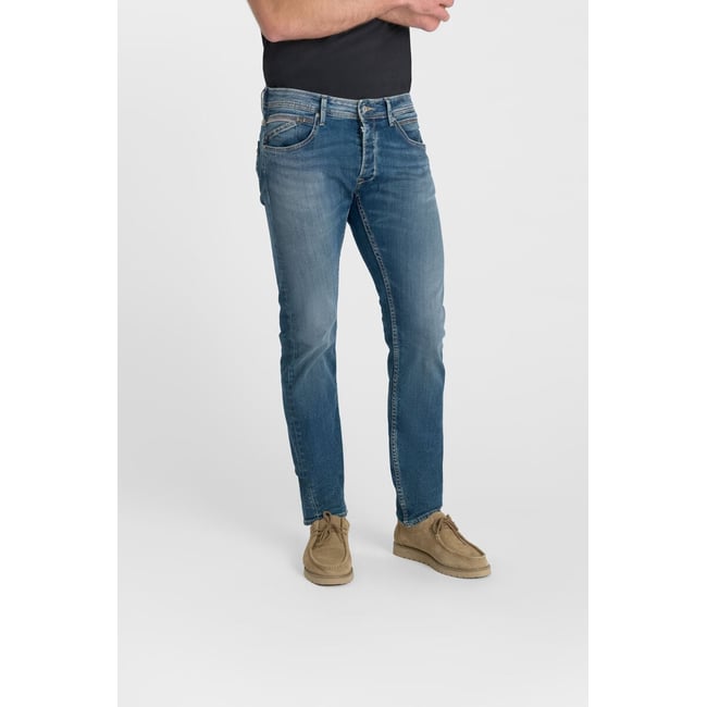 Jeans slim stretch 700/11, longueur 34 blue <span itemprop=