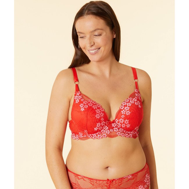 Reggiseno in pizzo, Somptueuse rosso ETAM