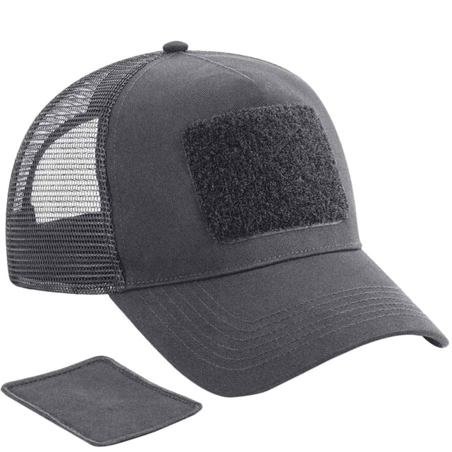 Casquette trucker gris foncé <span itemprop=