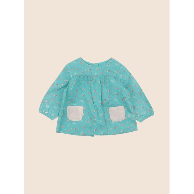 Blouse - Etat satisfaisant vert <span itemprop=