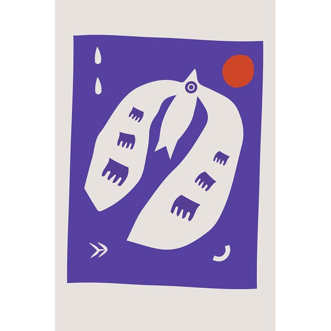 Tableau flying bird - HEXOA