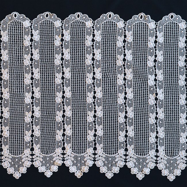 Brise Bise macramé motif fleurs - HOME MAISON