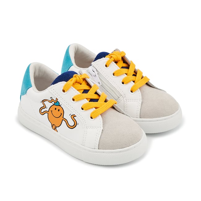 Baskets Enfant En Cuir Mini Simone Monsieur Madame Chatouille v002227 <span itemprop=