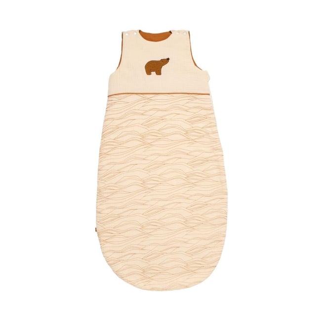 Gigoteuse ouatinée ORSINO orange, écru <span itemprop=