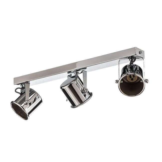 Projecteur halogène en métal moderne, Canico Couleur chrome <span itemprop=