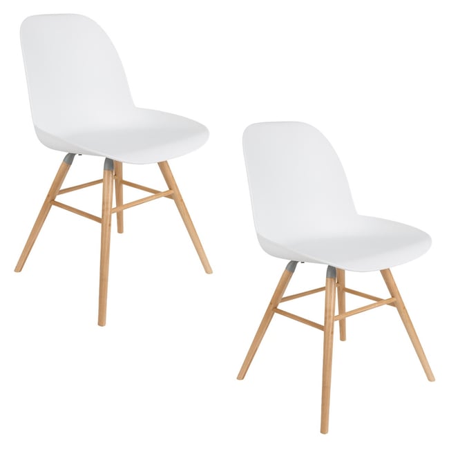 Lot de 2 chaises de table en Polypropylene - ALBERT KUIP - ZUIVER