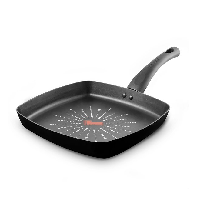 26cm Smart Start Classic Grill Pan, black, TOWER