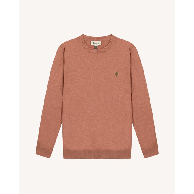Pull Jersey MARLY brique clair <span itemprop=