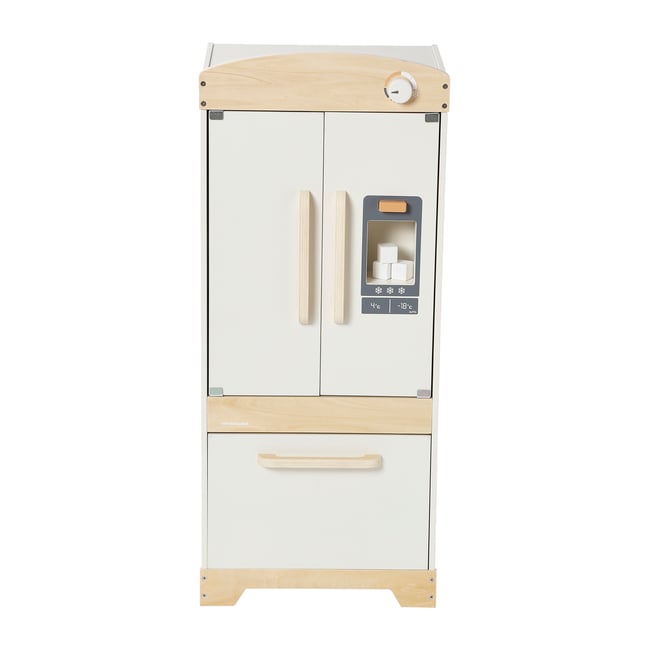 Réfrigérateur en bois FSC® écru <span itemprop=