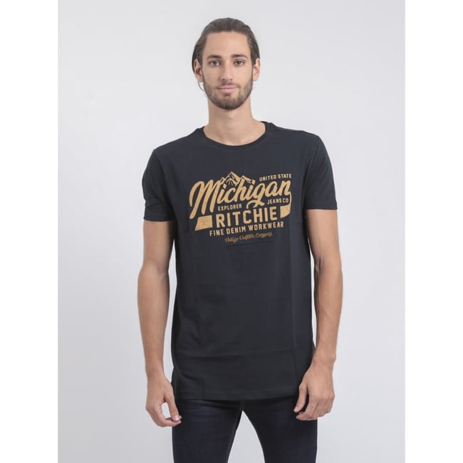 T-shirt Col Rond Pur Coton Joultix - RITCHIE