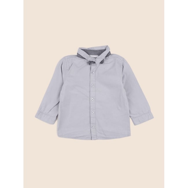 Chemise - Très bon état gris <span itemprop=