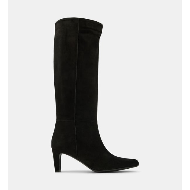 Bottes slouchy candice cuir velours - GALERIES LAFAYETTE