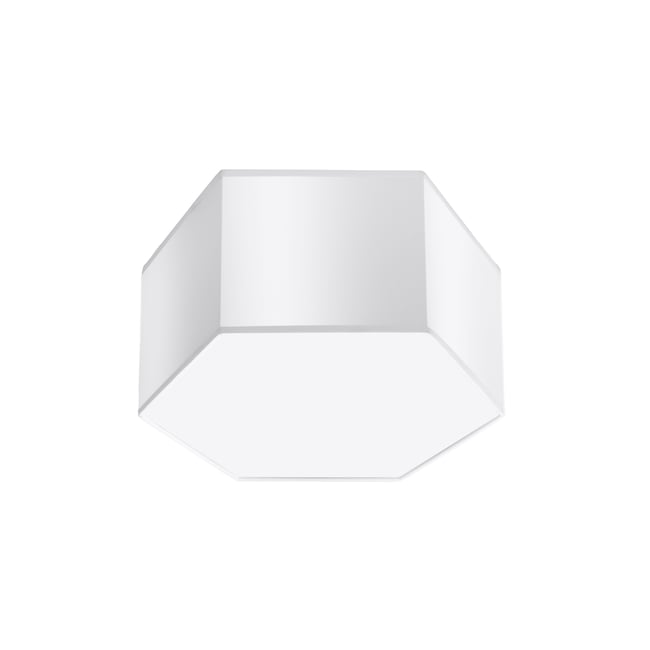 Plafonnier PVC Blanc E27 2 Sunde 15 Couleur blanc <span itemprop=