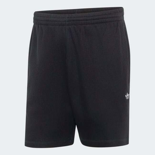 SHORT GAUFRÉ TRÈFLE ESSENTIALS black <span itemprop=