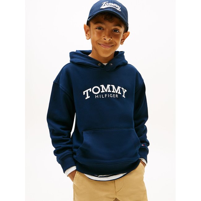Sweat com capuz, em moletão - TOMMY HILFIGER