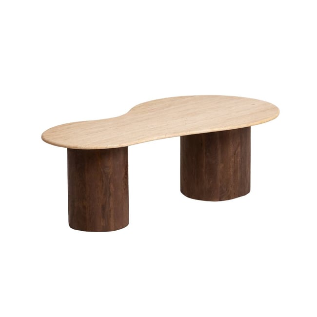 Table basse en bois de manguier CAROLA Couleur v002237 <span itemprop=