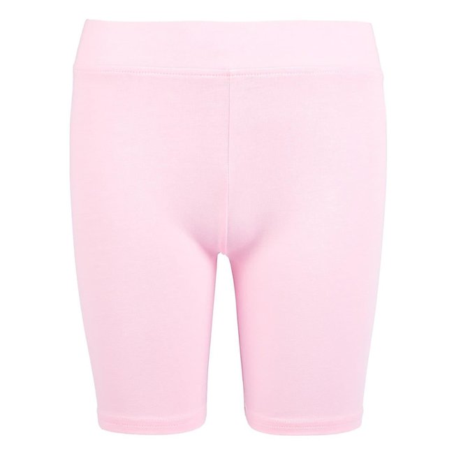 Cuissard de cyclisme uni à taille élastiquée rose <span itemprop=