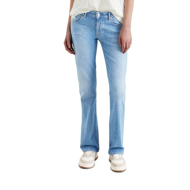 Jeans modèle Nella bootcut en Organic Cotton Stretch bleu <span itemprop=