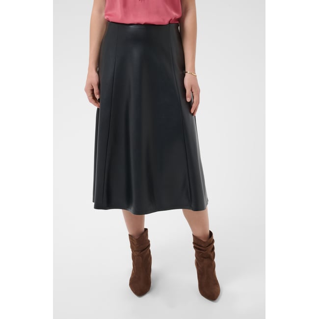 Jupe casual noir <span itemprop=