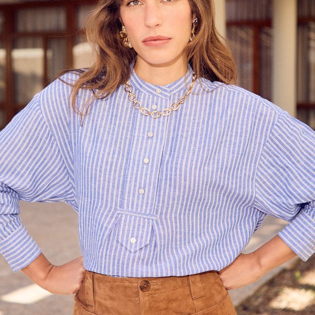 Chemise oversize rayée - PROMOD