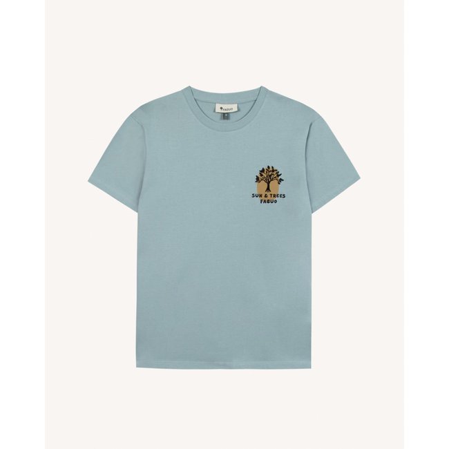 T-shirt ARCY ARCY bleu grisé <span itemprop=