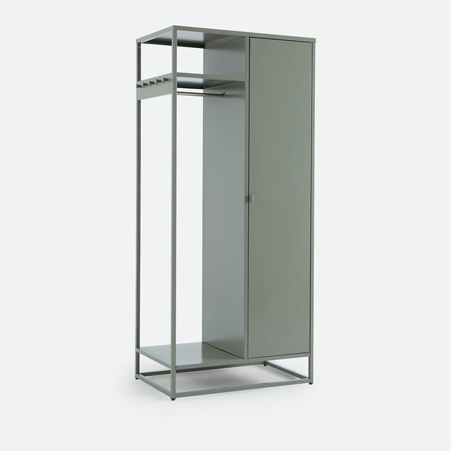 Vestiaire penderie en métal acier, MIVA kaki <span itemprop=