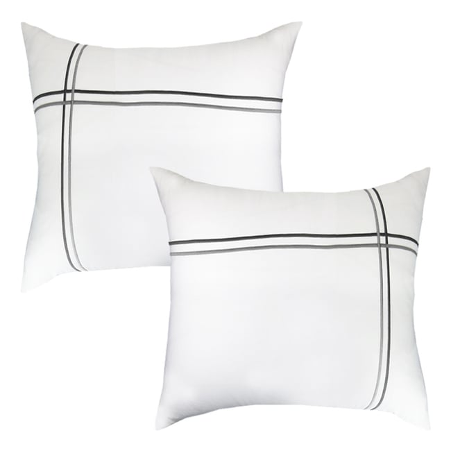 Lot de 2 taies satin de coton PALAIS CHIC - GARNIER THIEBAUT