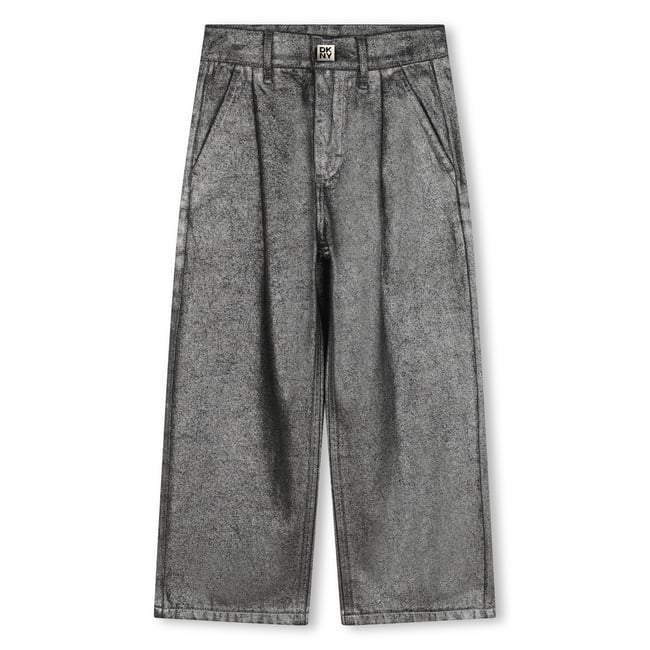 Jean large en coton silver <span itemprop=