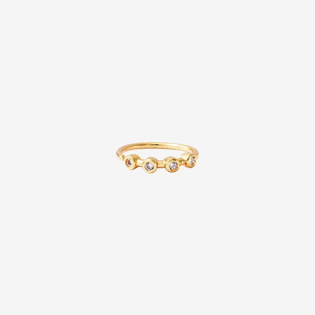 Piercing anneau jade - candy blanc <span itemprop=