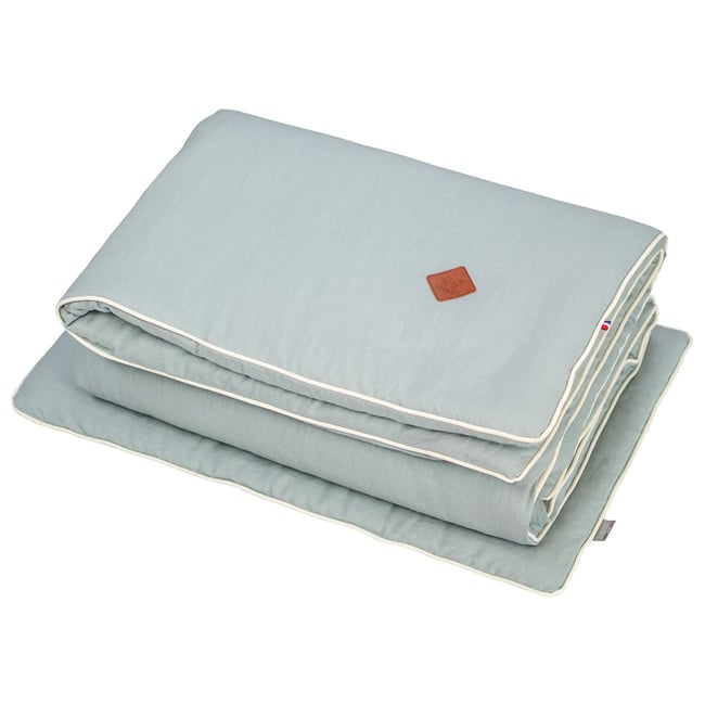 Couette et oreiller - prêt à dormir en lin lavé LIN LINO Couleur v002239 <span itemprop=