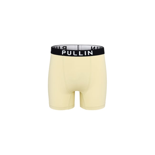 BOXER LONG COTTON GRAVEL jaune <span itemprop=