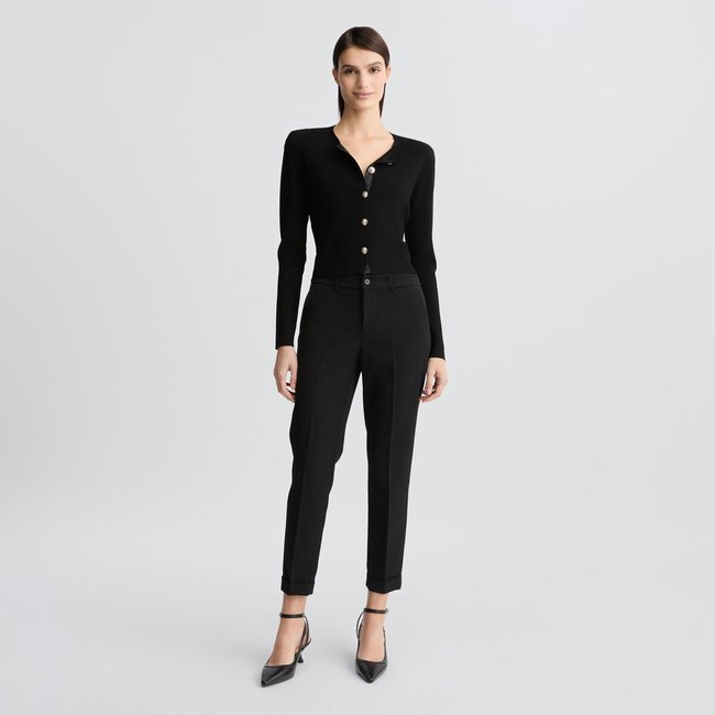 Veste noire en maille noir <span itemprop=