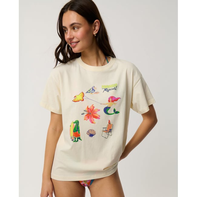T-shirt relax Desire vanilla <span itemprop=