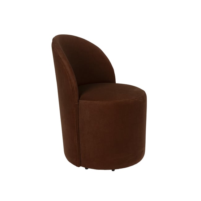 Fauteuil design en polyester, seventies, PLUSH - ZUIVER