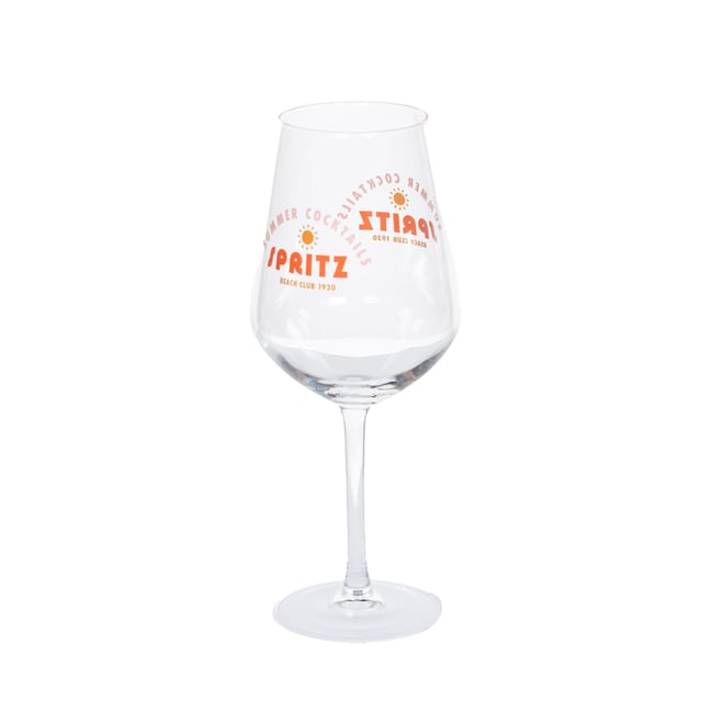 Verre à pied Spritz Beach club 53 cl (lot de 6) Couleur transparent / cristal <span itemprop=
