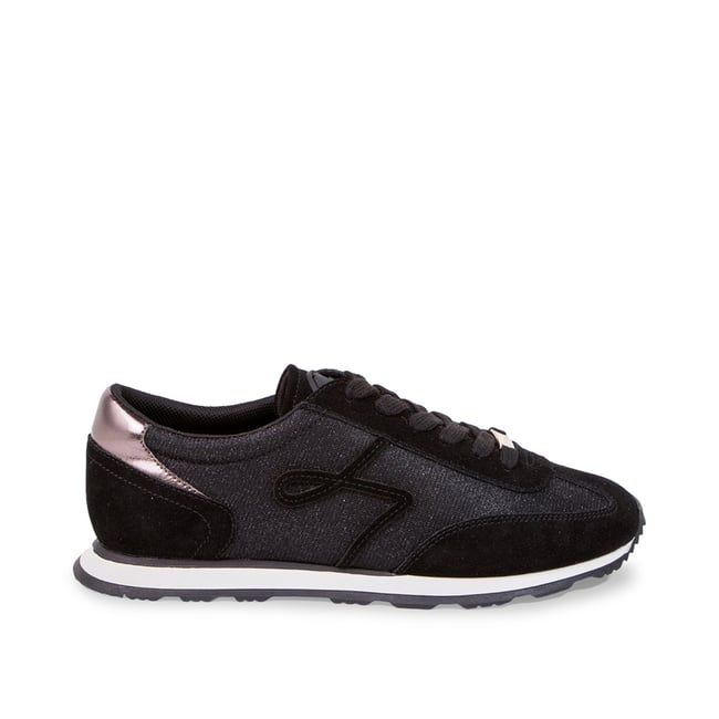 Baskets basses à lacets CHARMY noir <span itemprop=
