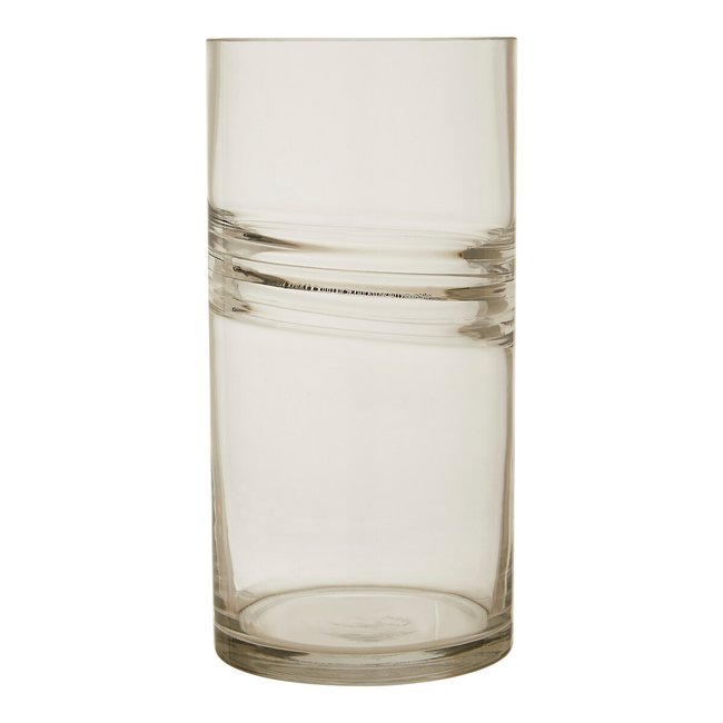 30cm Clear Glass Vase, transparent, SO'HOME