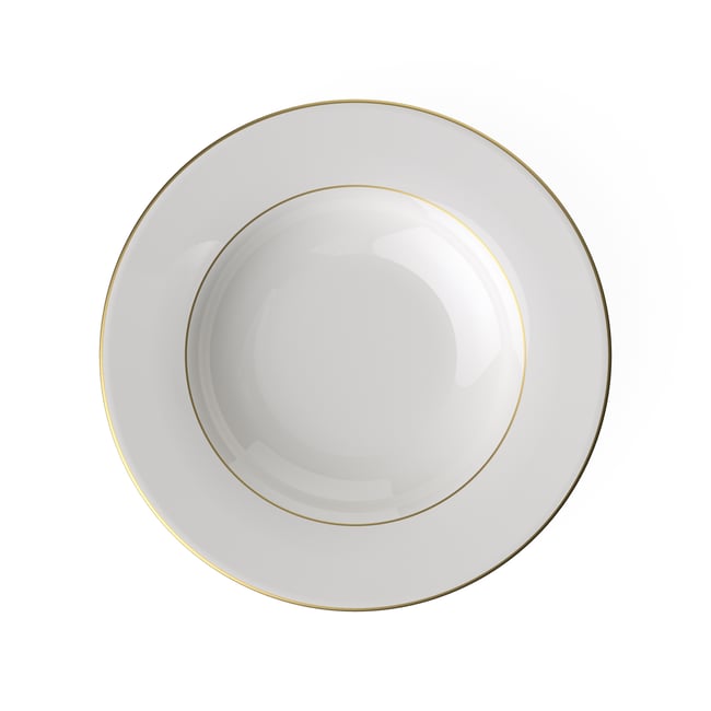 Assiette Creuse ANMUT Couleur blanc <span itemprop=